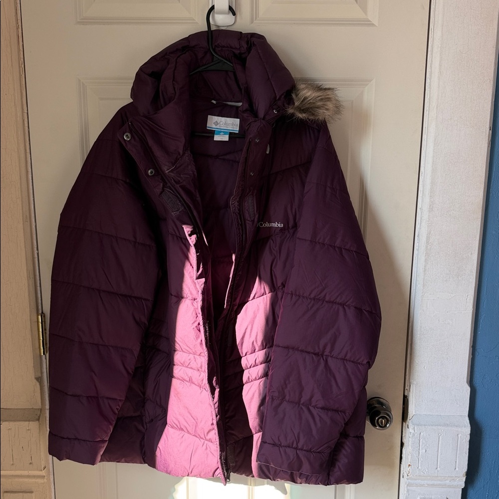 Columbia Women's Deep Purple Puffer Coat